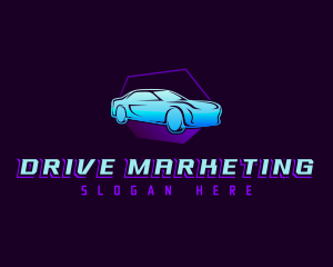 Sedan Car Driving logo