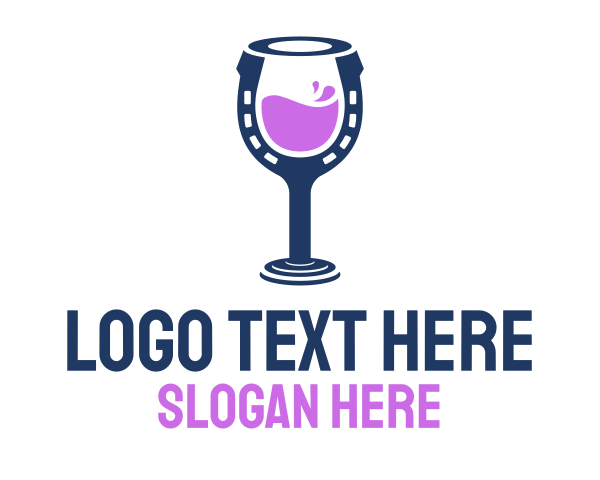 Horseshoe Wine Drink  logo