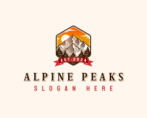 Mountain Peak Adventure logo design