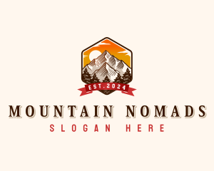 Mountain Peak Adventure logo design