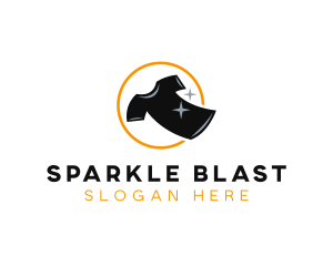 Sparkling Shirt Laundry logo design