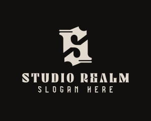 Gothic Studio Letter S  logo