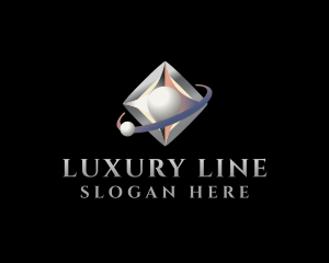 Luxury Gemstone Jewelry logo design