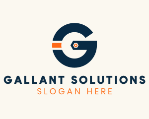 Spanner Letter G logo design