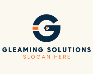 Spanner Letter G logo design