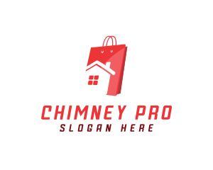 Home Shopping Bag logo design