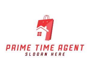 Home Shopping Bag logo design