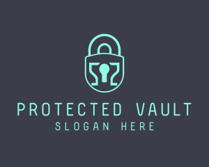 Tech Cyber Security logo design