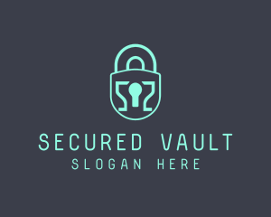 Tech Cyber Security logo design