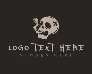 Smoking Skull Cigar logo