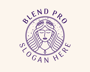 Beauty Goddess Woman logo design