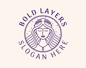 Beauty Goddess Woman logo design