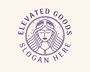 Beauty Goddess Woman logo design