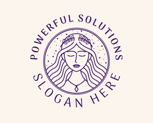 Beauty Goddess Woman logo design