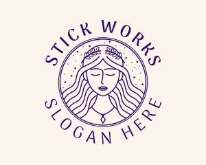 Beauty Goddess Woman logo design