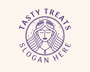 Beauty Goddess Woman logo design