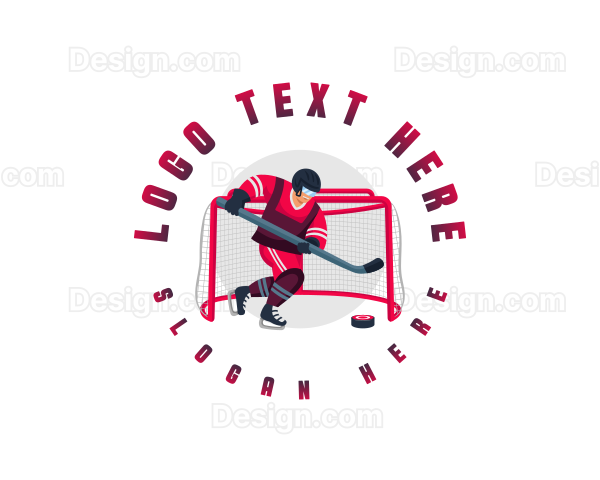 Hockey Athlete Team Logo