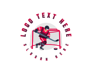 Hockey Athlete Team Logo