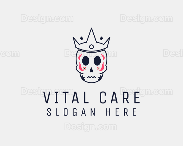 King Sugar Skull Logo