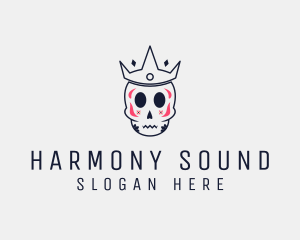 King Sugar Skull Logo