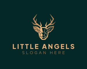 Luxury Geometric Stag logo