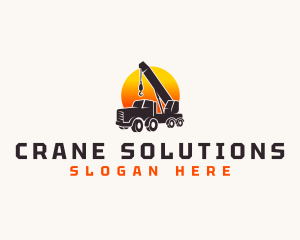 Construction Crane Truck logo