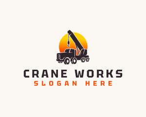 Construction Crane Truck logo