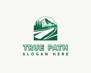 Mountain Pathway Travel logo design