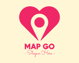 Pink Heart GPS logo