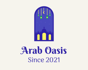 Muslim Palace  Mosque  logo design