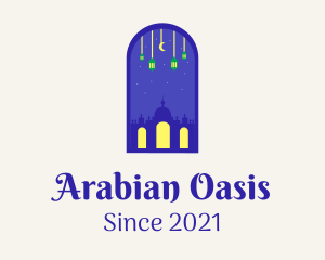 Muslim Palace  Mosque  logo design