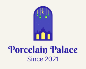 Muslim Palace  Mosque  logo design