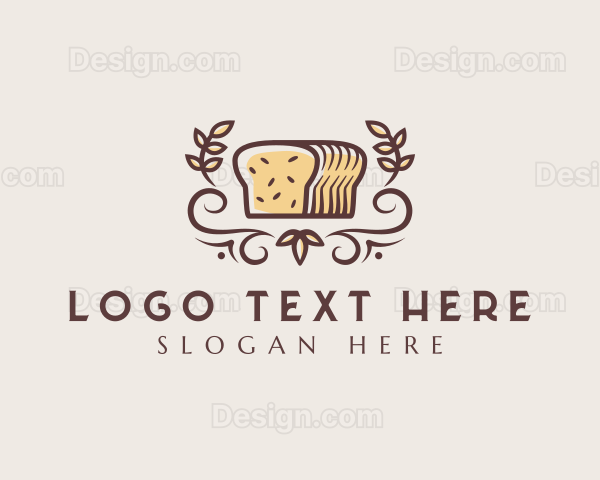 Elegant Bakery Bread Logo
