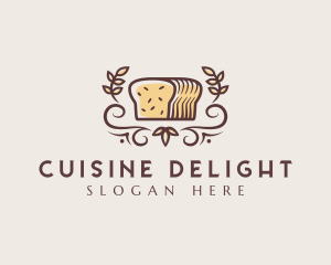 Elegant Bakery Bread logo design