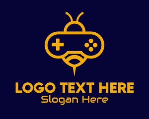 Yellow Bee Video Game logo