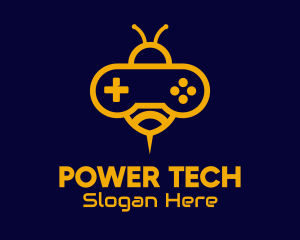 Yellow Bee Video Game logo