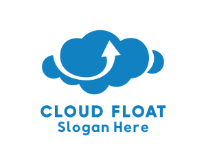 Dark Blue Cloud logo design