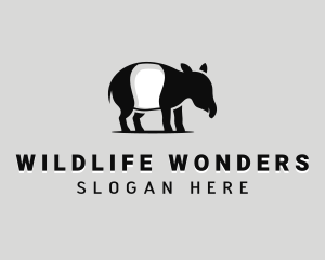 Tapir Wildlife Zoo logo design