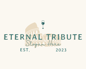 Historical Italian Cocktail Bar logo design