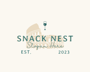 Historical Italian Cocktail Bar logo design