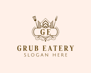 Restaurant Fine Dining Cutlery logo design