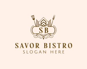 Restaurant Fine Dining Cutlery logo design