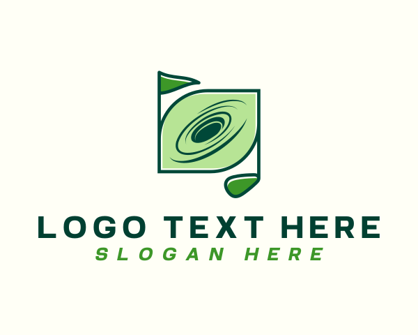 Hole logo example 2