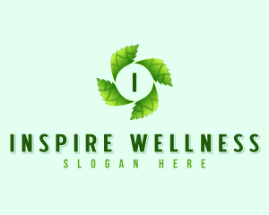 Nature Leaf Wellness logo design