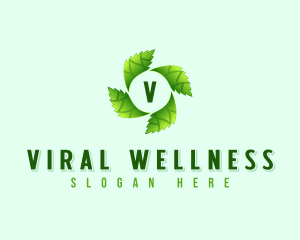 Nature Leaf Wellness logo design