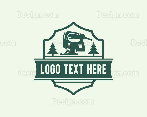 Woodworking Carpentry Tool Logo
