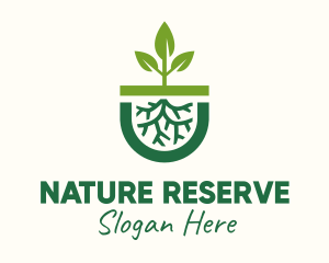 Nature Forestation Planting  logo design