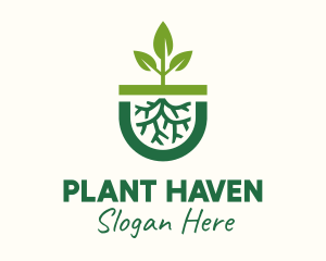 Nature Forestation Planting  logo design