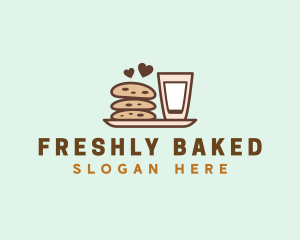 Milk Cookies logo design