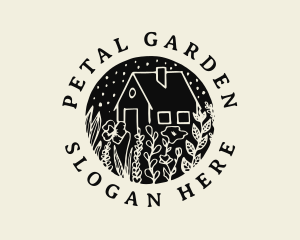 Floral Home Garden  logo design